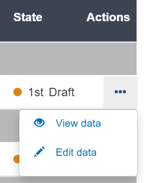 EUDAMED view data and edit data links under the three dots