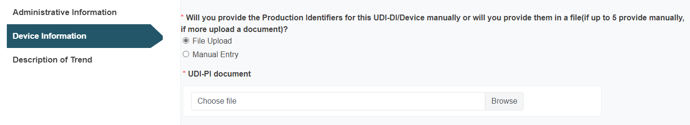 EUDAMED MTR Device info Browse UDI-PI