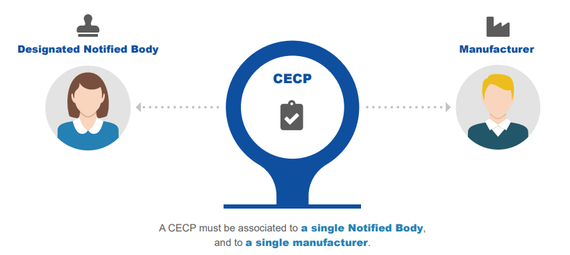 EUDAMED following the cecp procedure infographic
