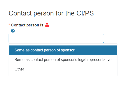 EUDAMED contact person is field in the contact person for the ci/ps page