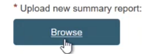 EUDAMED browse button for the upload new summary report field