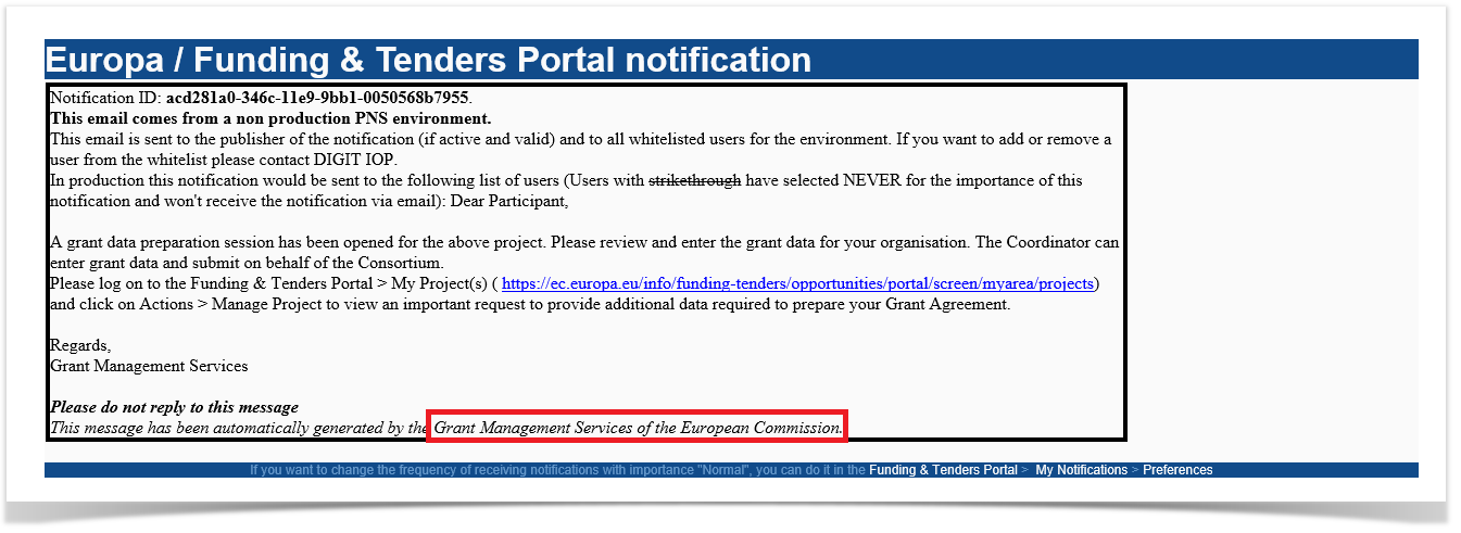 Grant Management Services Earlier Releases European Commission