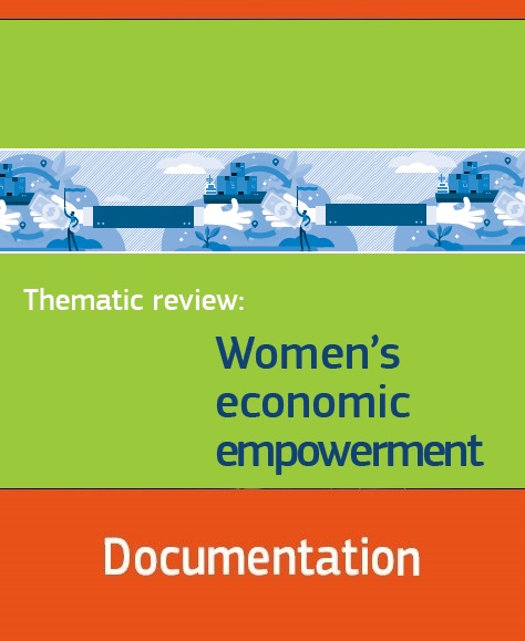 Thematic review: Women’s economic empowerment