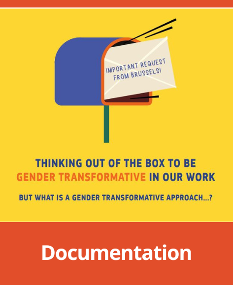 Thinking out of the Box - To be Gender Transformative in our work