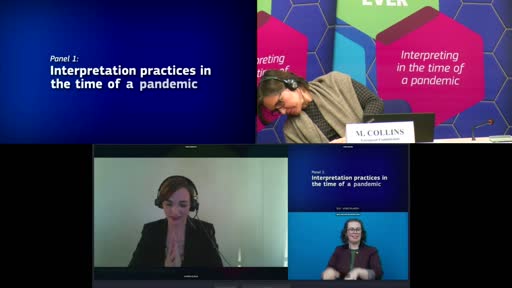 SCIC meets Universities online - Interpreting practices in the time of a pandemic