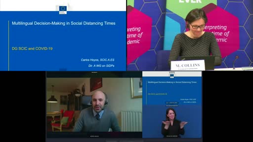 SCIC meets Universities online - Interpreting practices in the time of a pandemic
