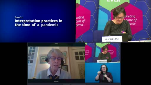 SCIC meets Universities online - Interpreting practices in the time of a pandemic